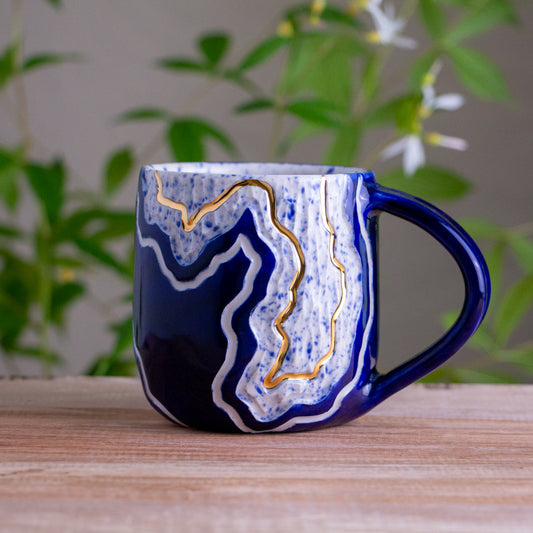 Deep Blue Fade Trail Mug 13oz