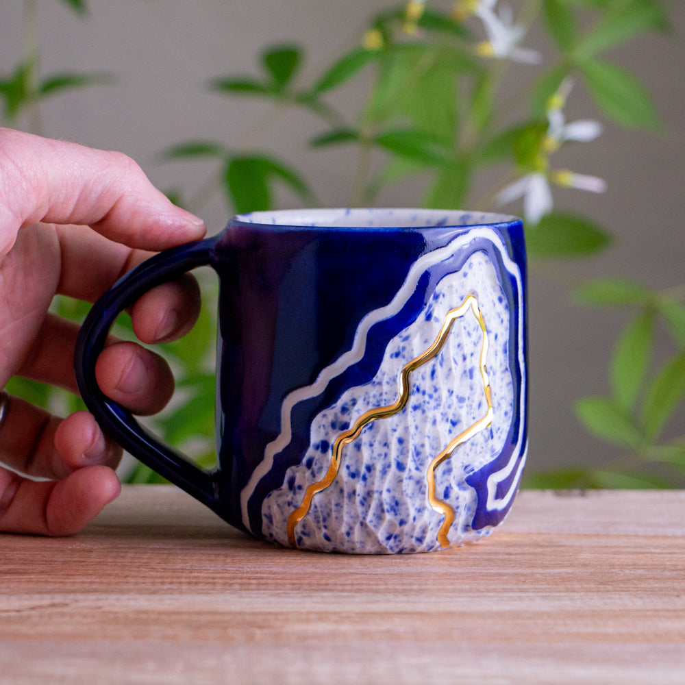 Deep Blue Fade Trail Mug 13oz