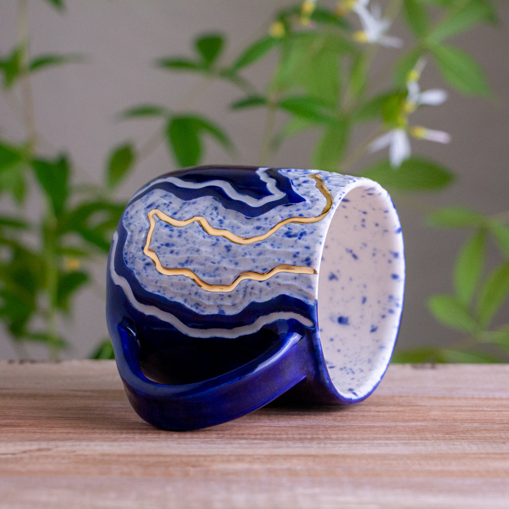 Deep Blue Fade Trail Mug 13oz
