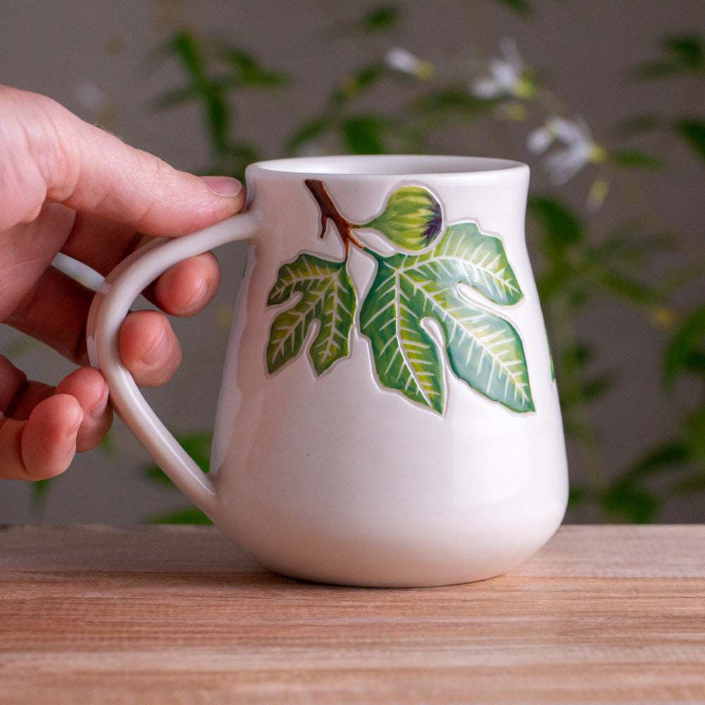 Tall Fig Branch Mug #1 [17oz]
