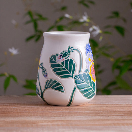 Tall Pansy Mug #2 [18oz]
