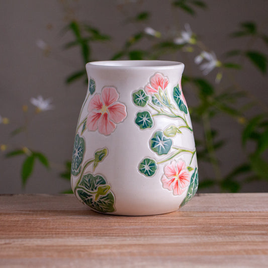Tall Nasturtium Mug #1 [18oz]