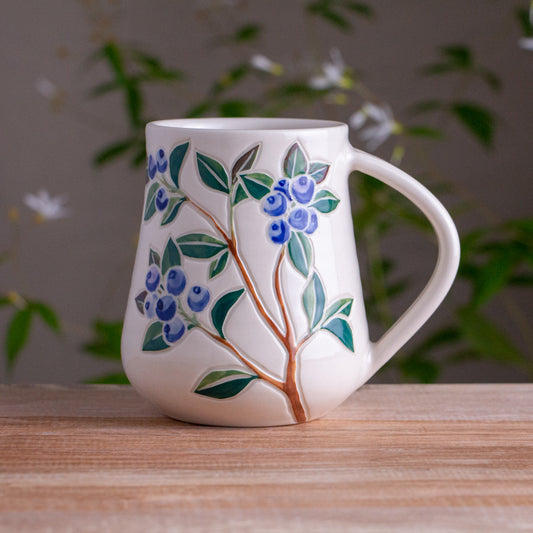 Tall Blueberry Mug #2 [18oz]