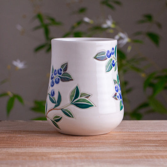 Tall Blueberry Mug #2 [18oz]