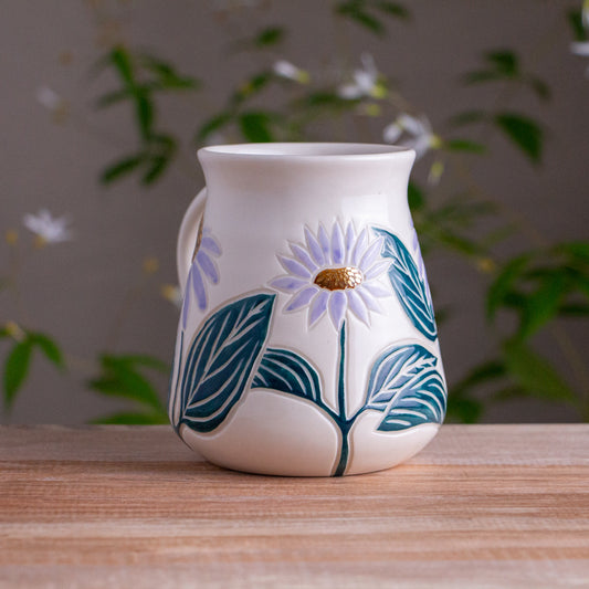 Tall Echinacea Mug #1 [17oz]