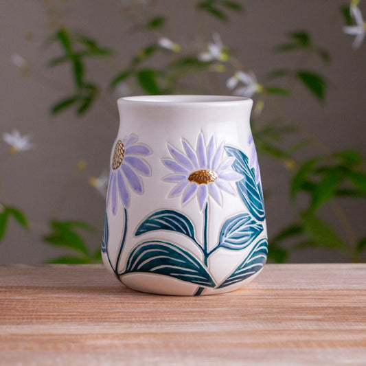 Tall Echinacea Mug #2 [16oz]