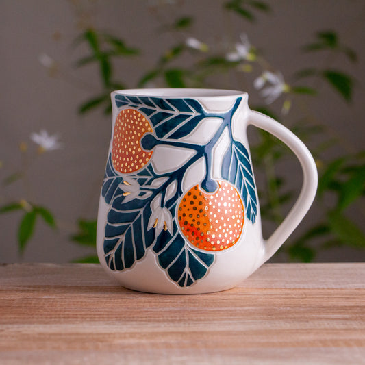 Tall Clementine Mug #1 [17oz]