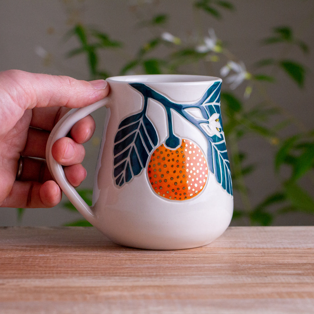 Tall Clementine Mug #1 [17oz]