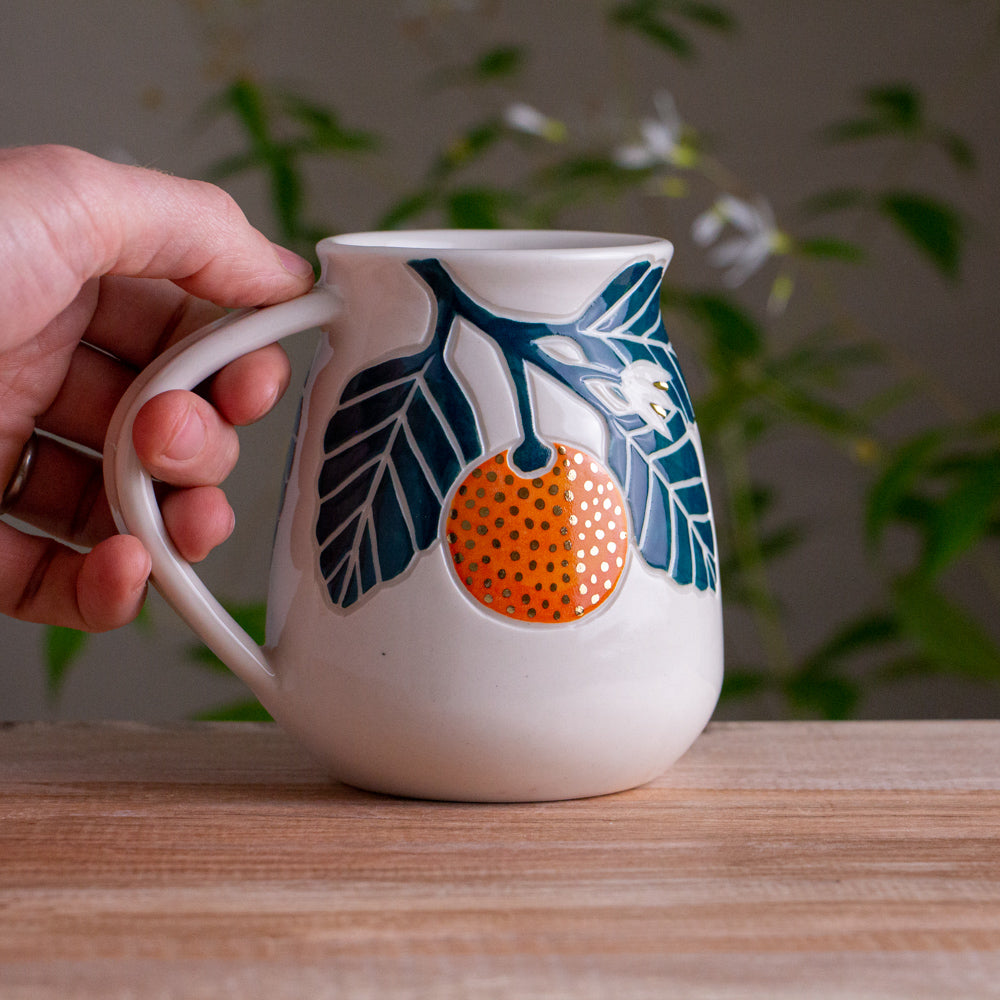 Tall Clementine Mug #4 [18oz]