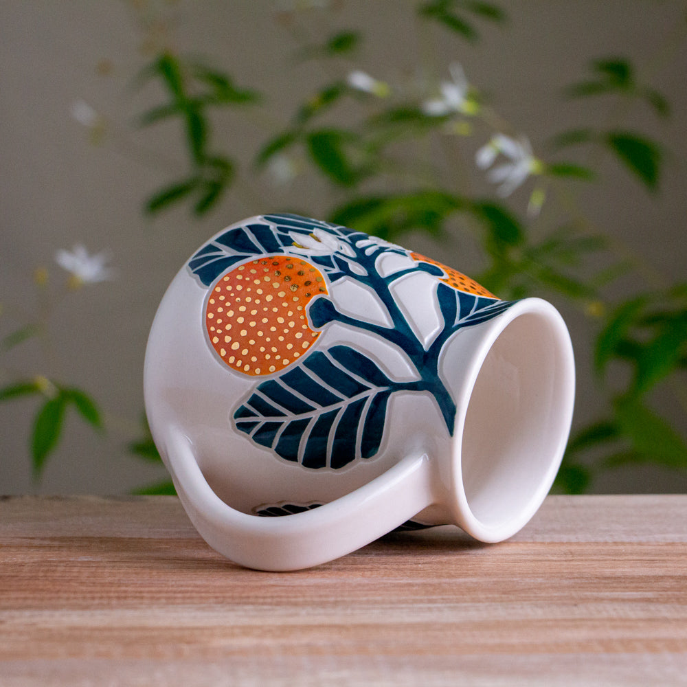 Tall Clementine Mug #4 [18oz]