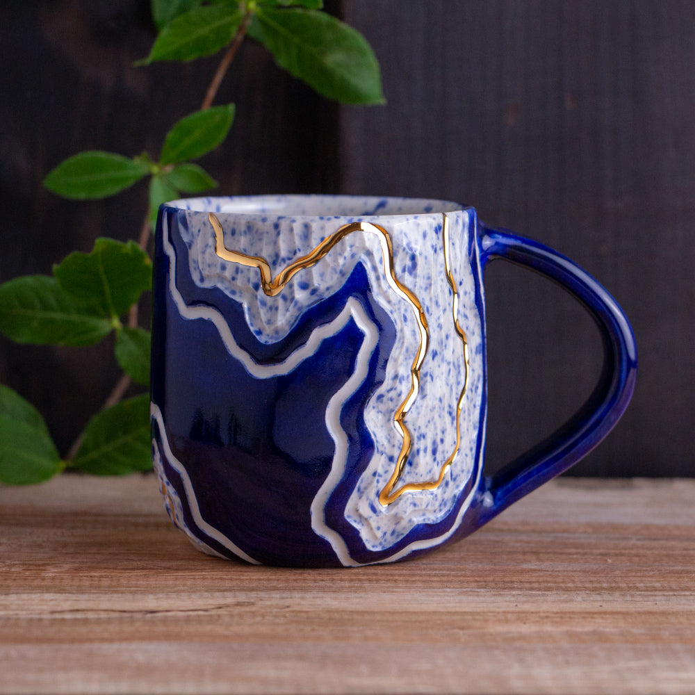 Deep Blue Fade Trail Mug 13oz