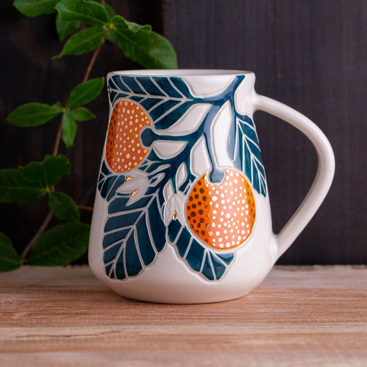 Tall Clementine Mug #4 [18oz]