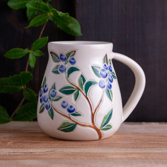 Tall Blueberry Mug #1 [18oz]