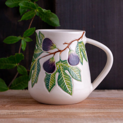 Tall Fig Branch Mug #1 [17oz]