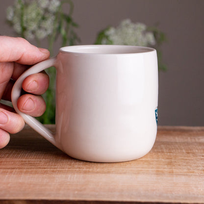Orange Echinacea Mug 16-17oz