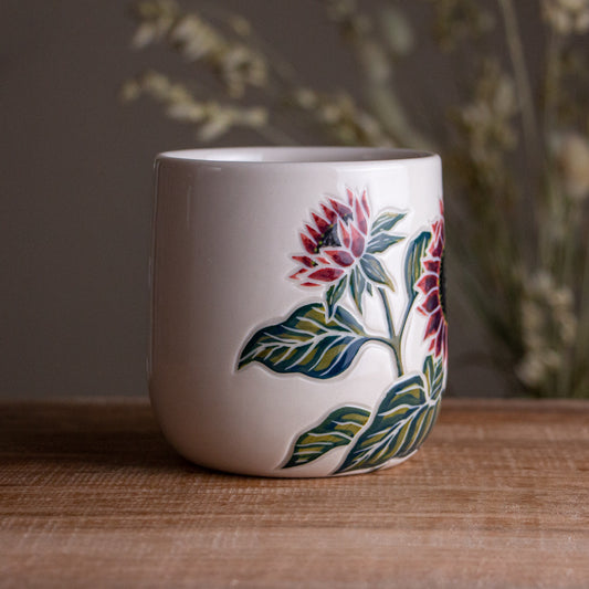 Dark Sunflower Mug 16oz