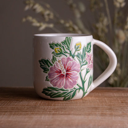Hibiscus Botanic Mug