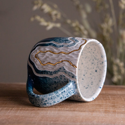 [Seconds] Teal Fade Trail Mug 14-15oz