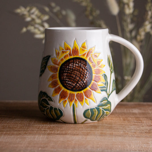 Tall Sunflower Mug [20oz]