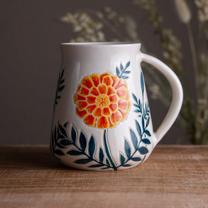 Tall Marigold Mug #1 [18oz]