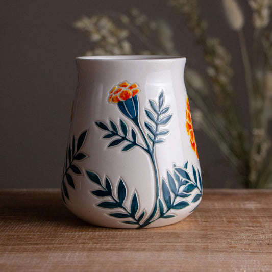 Tall Marigold Mug #1 [18oz]