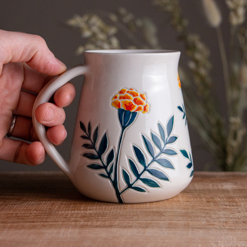 Tall Marigold Mug #1 [18oz]
