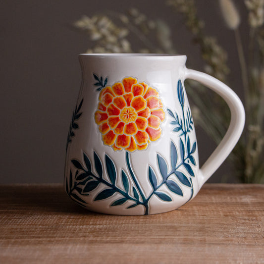 Tall Marigold Mug #2 [20oz]