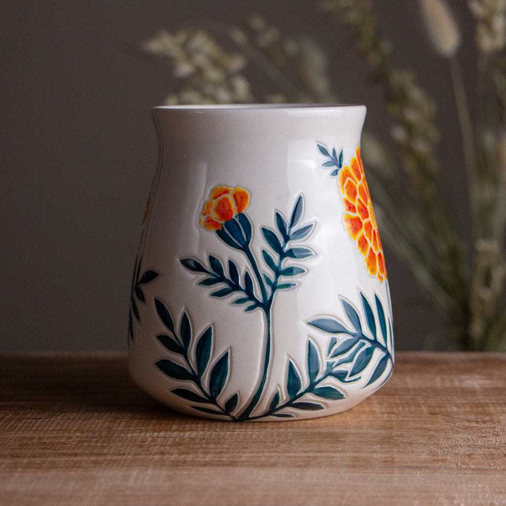 Tall Marigold Mug #2 [20oz]