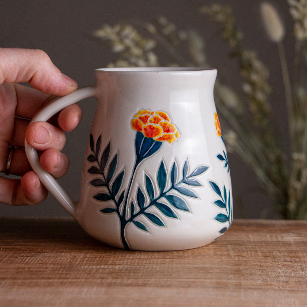Tall Marigold Mug #2 [20oz]