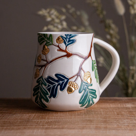 Tall Oak Branch Mug #2 [18oz]