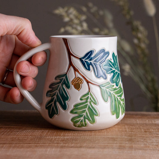 Tall Oak Branch Mug #2 [18oz]