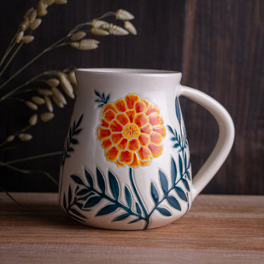 Tall Marigold Mug #2 [20oz]