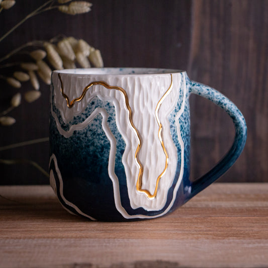 Teal Fade Trail Mug
