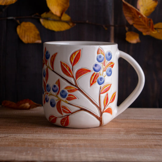 Autumn Blueberry Mug