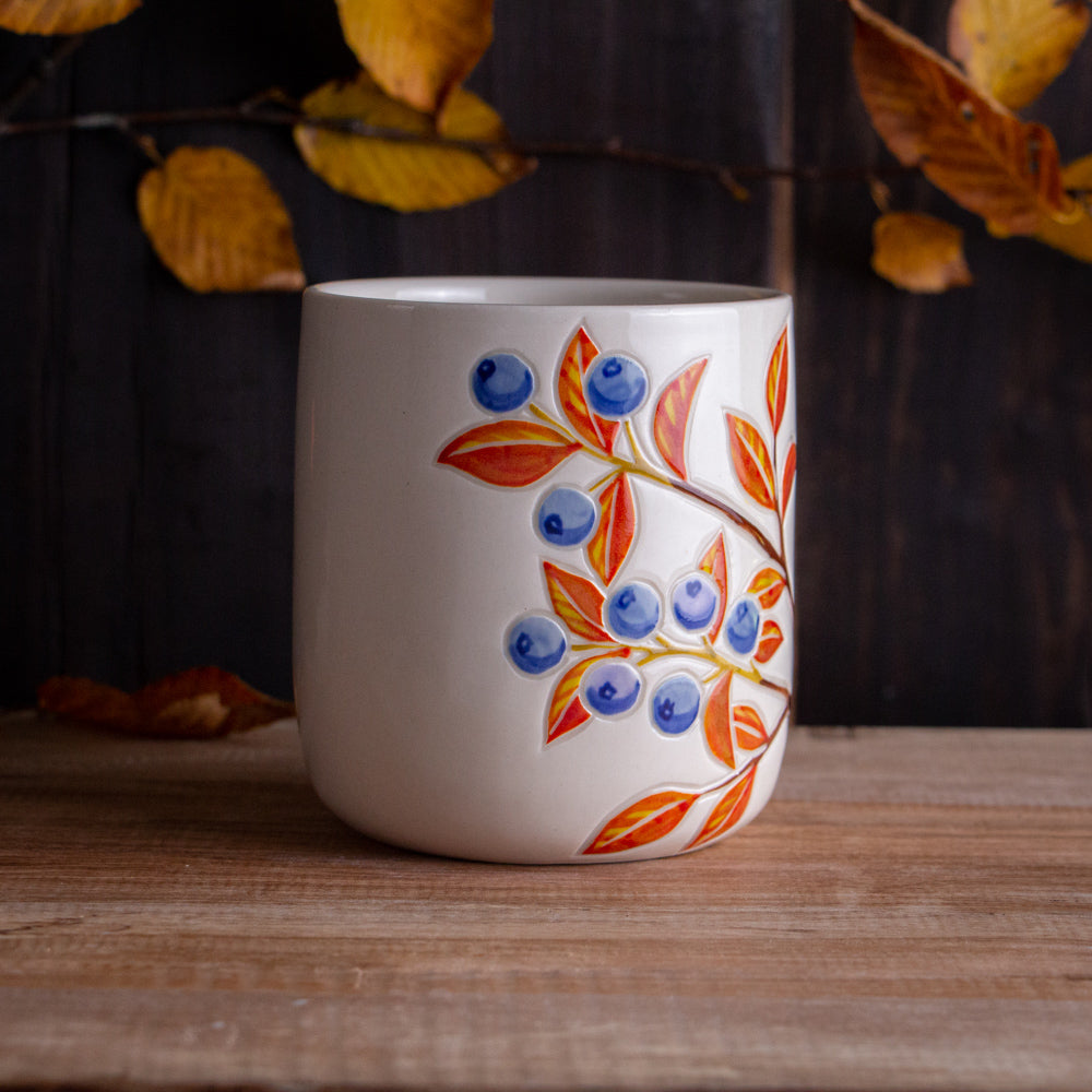 Autumn Blueberry Mug