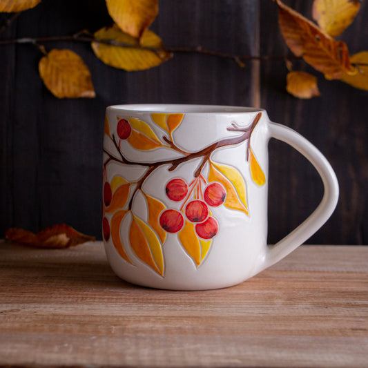 Crab Apple Botanic Mug 16-17oz