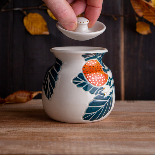 Clementine Lidded Jar