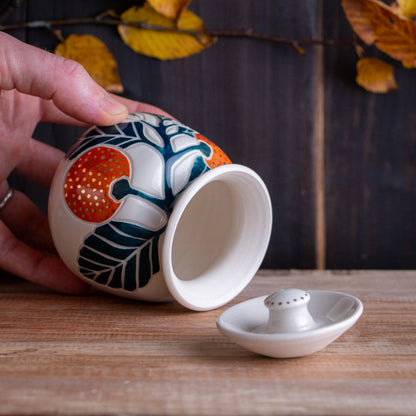Clementine Lidded Jar