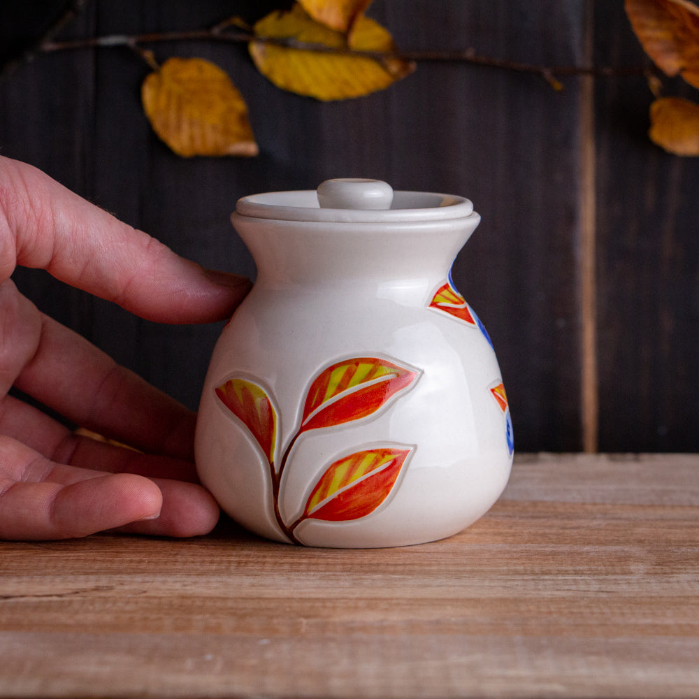Autumn Blueberry Lidded Jar