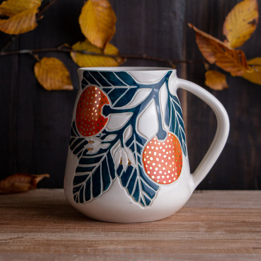Tall Clementine Mug #2 [20oz]