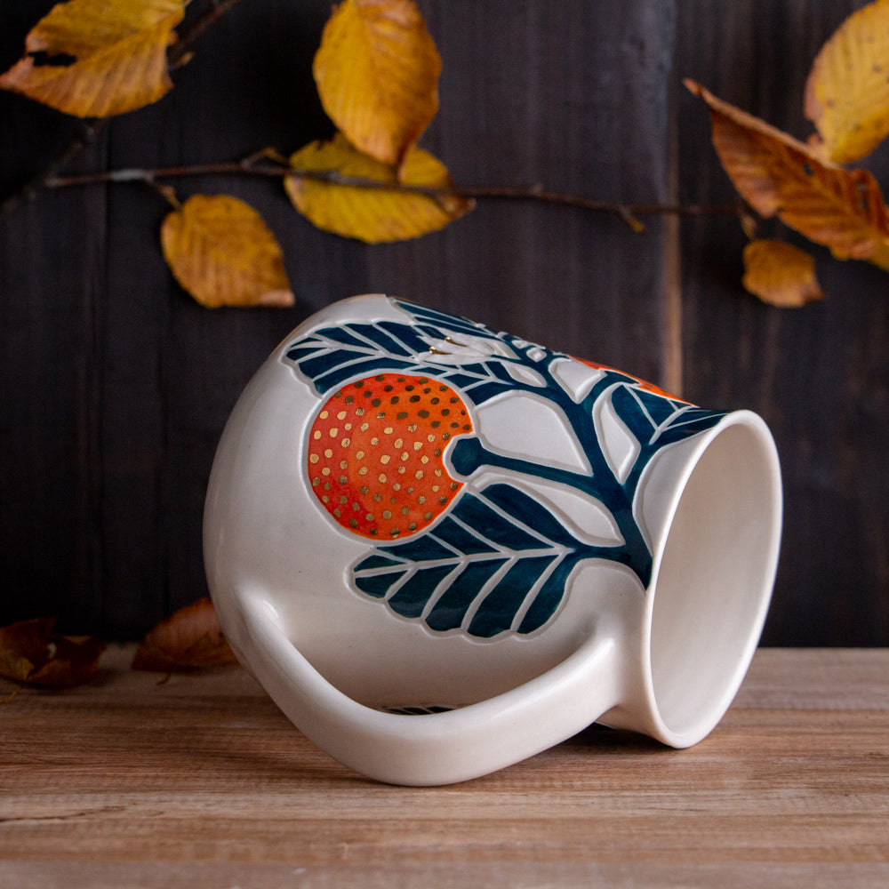 Tall Clementine Mug #2 [20oz]
