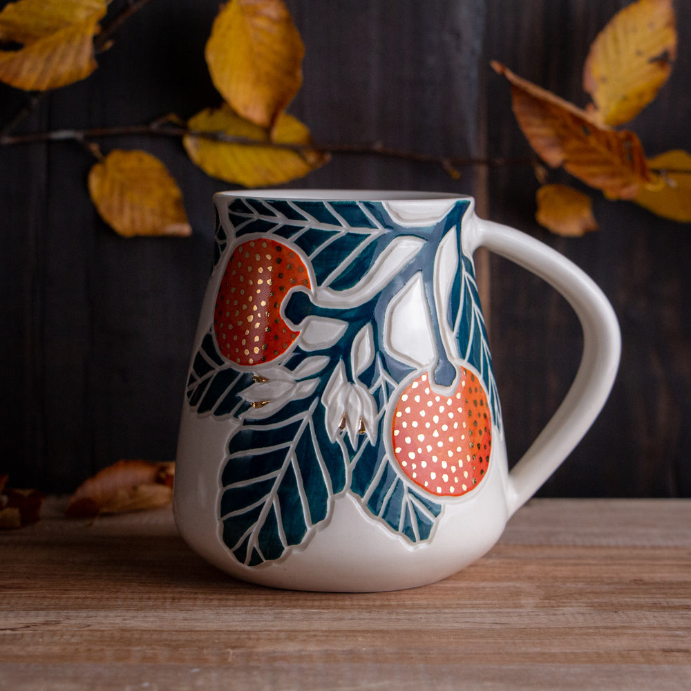 Tall Clementine Mug #3 [19oz]