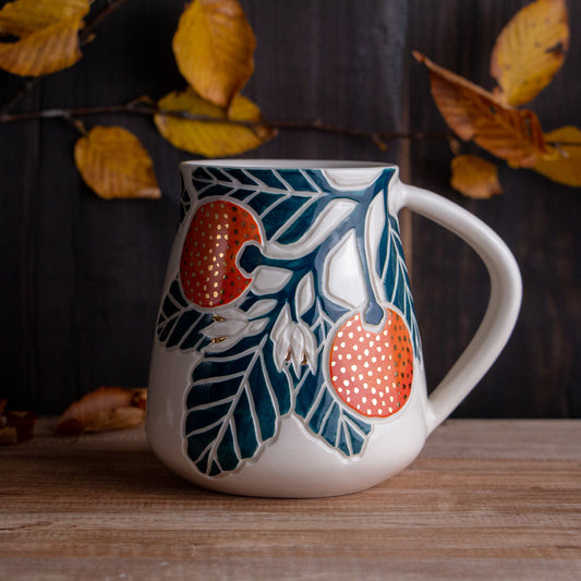 Tall Clementine Mug #3 [19oz]