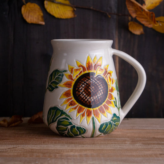 Tall Sunflower Mug #1 [21oz]