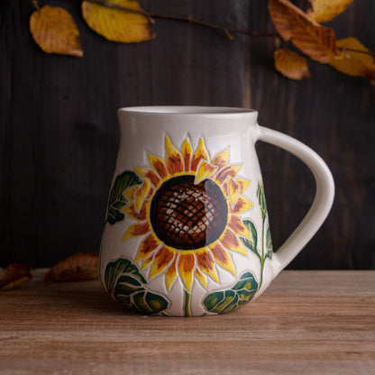 Tall Sunflower Mug #2 [17oz]