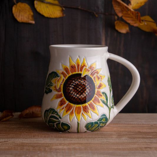 Tall Sunflower Mug #2 [17oz]