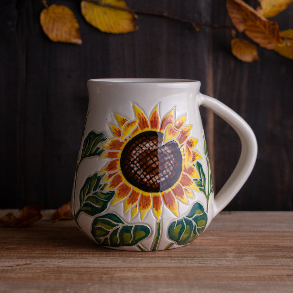 Tall Sunflower Mug #3 [20oz]