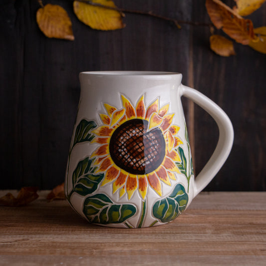 Tall Sunflower Mug #3 [20oz]
