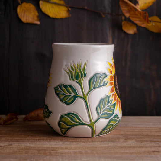 Tall Sunflower Mug #3 [20oz]