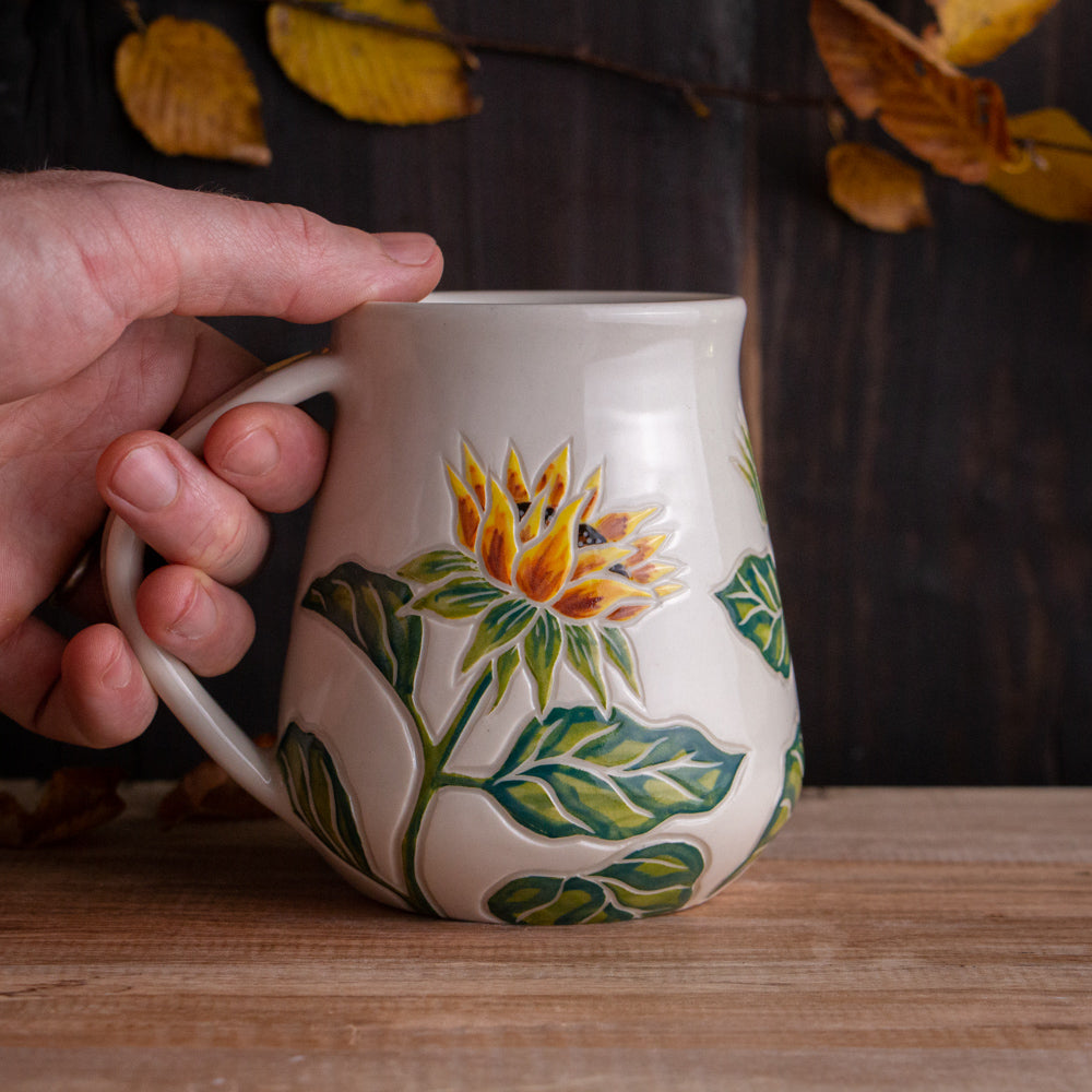 Tall Sunflower Mug #3 [20oz]